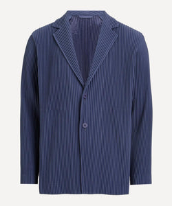 Homme Plisse Issey Miyake Core Pleated Long Blazer