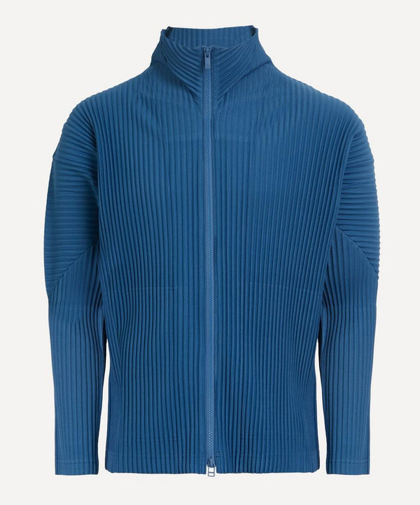 Homme Plisse Issey Miyake Pleated Mock-Neck Jacket