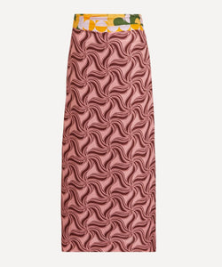 Dries Van Noten Printed Maxi Skirt