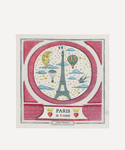 Marin Montagut Paris Je T'aime Small Silk Scarf