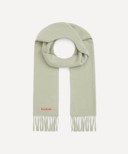 Acne Studios Skinny Fringe Wool Scarf