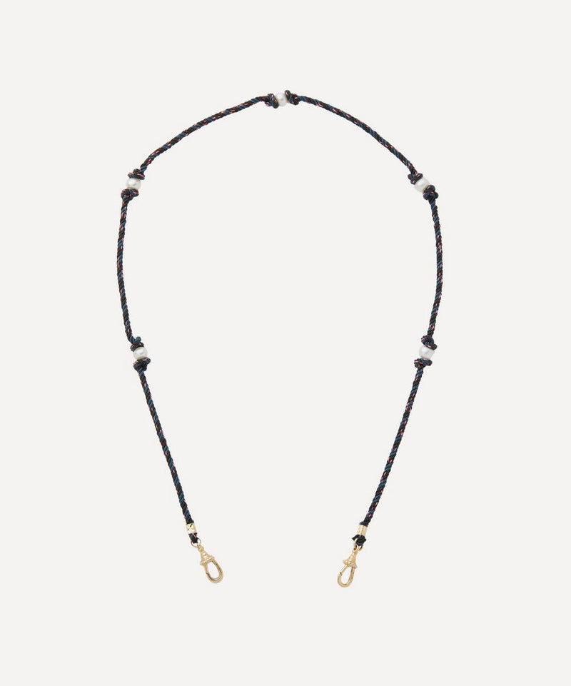 Marie Lichtenberg 18ct Gold Mauli Thread Necklace