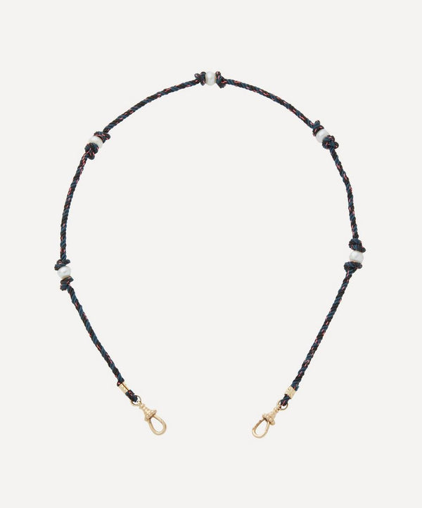 Marie Lichtenberg 18ct Gold Mauli Thread Necklace