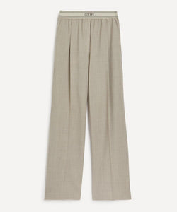 Loewe Melange Wool Trousers