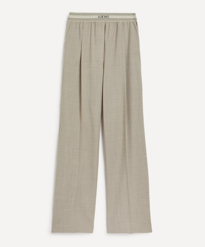 Loewe Melange Wool Trousers