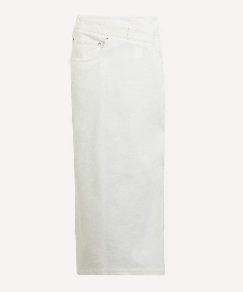 Loewe Deconstructed Denim Skirt