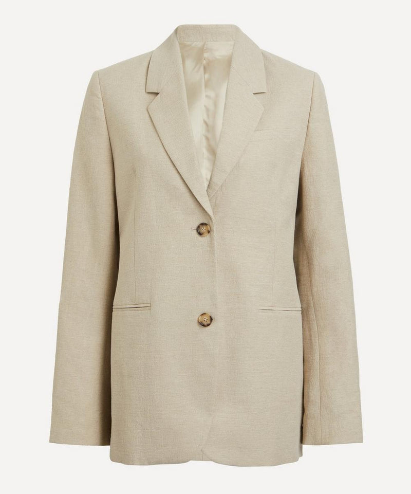 Toteme Linen Tailored Suit Jacket