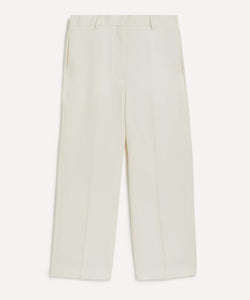 Toteme Cropped Straight Trousers