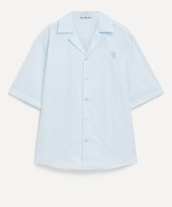 Acne Studios Bow-Embroidered Button-Up Shirt