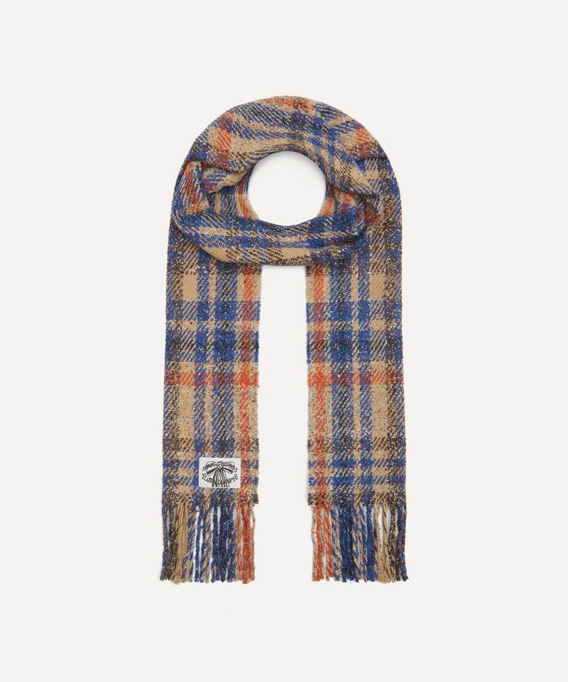 Acne Studios Plaid Fringe Scarf