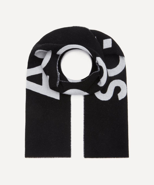 Acne Studios Logo Jacquard Scarf