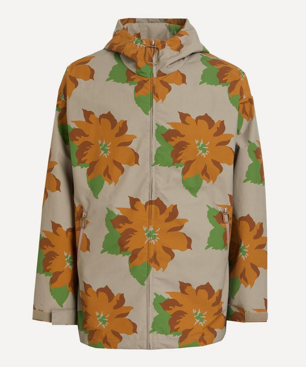 JW Anderson Nylon Floral Hooded Jacket