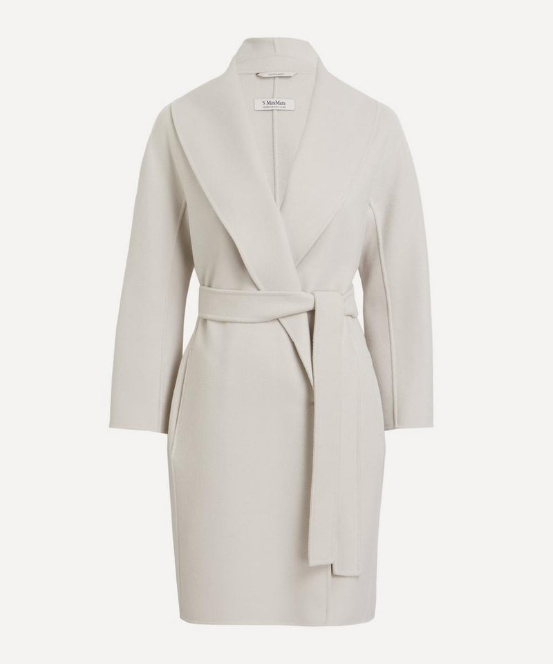 S Max Mara Messi Double-Faced Short Wool Coat