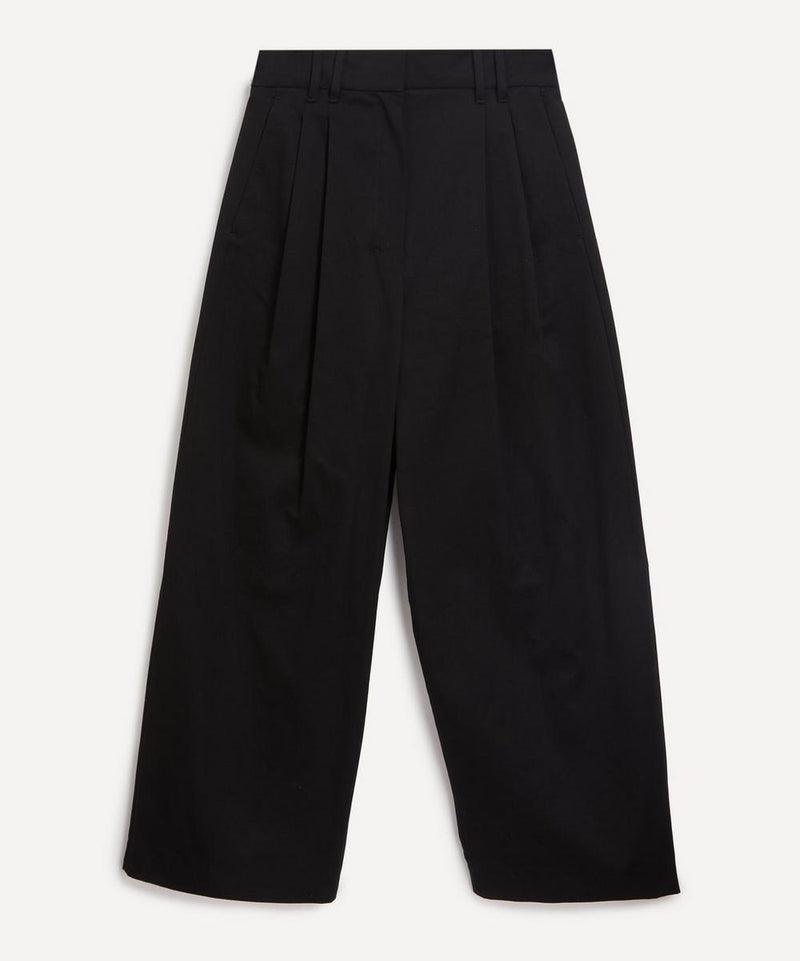 S Max Mara Dina Gabardine Wide-Fit Trousers