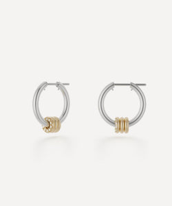 Spinelli Kilcollin Mixed Metal Ara Deux Hoop Earrings