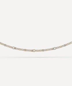 Spinelli Kilcollin Mixed Metal Gravity Chain Necklace