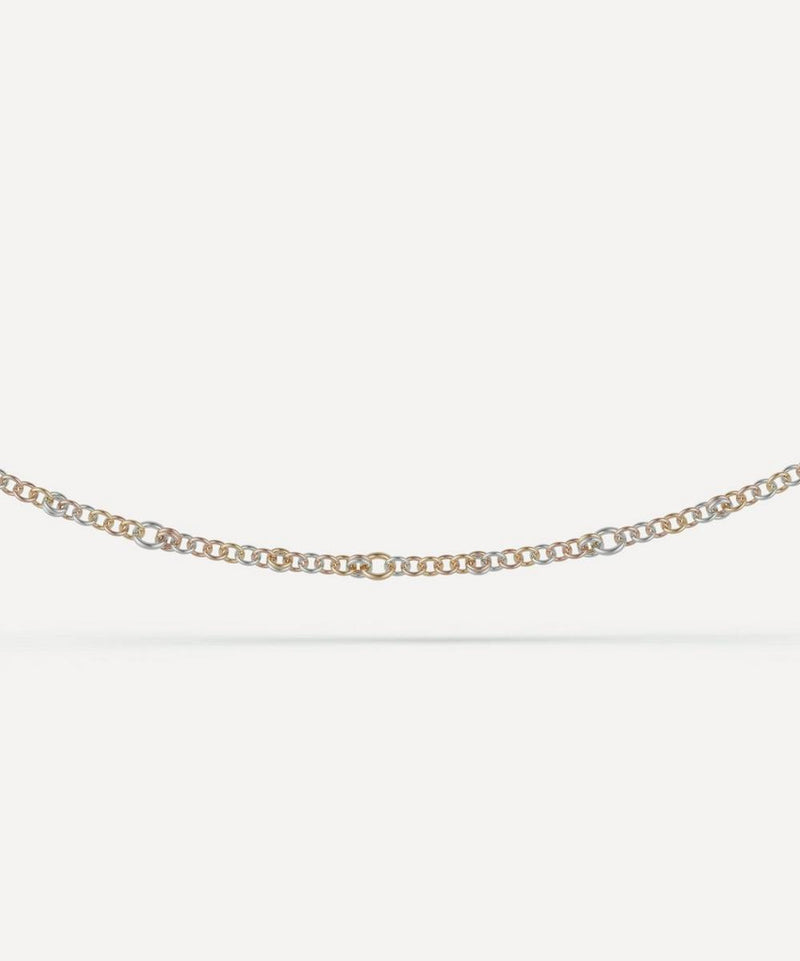 Spinelli Kilcollin Mixed Metal Gravity Chain Necklace