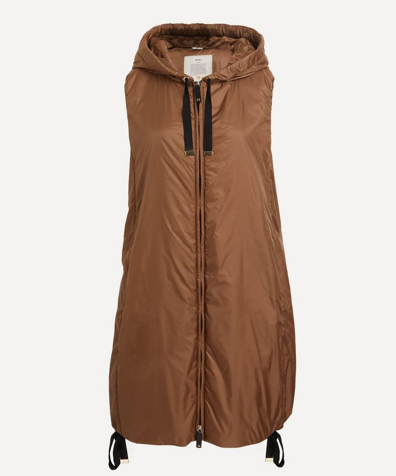 Max Mara Greengi Water-Repellent Canvas Midi Gillet