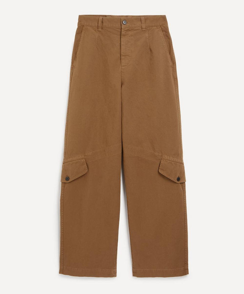 Dries Van Noten Paxford Cotton Cargo Trousers