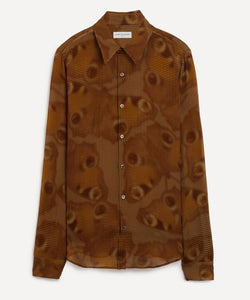 Dries Van Noten Pixel Eye Print Shirt