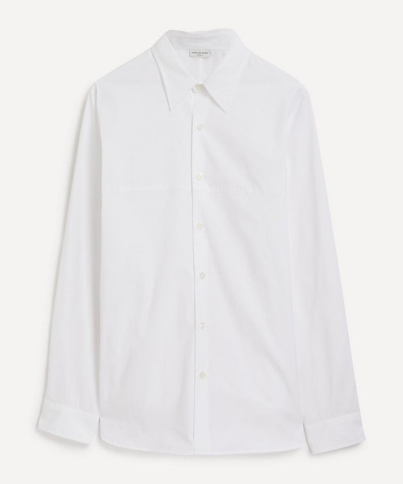 Dries Van Noten Cotton Kimono Sleeve Shirt