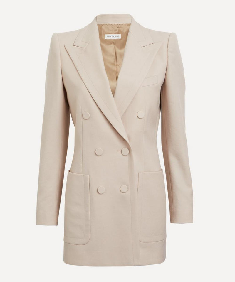 Dries Van Noten Oversized Notch Lapel Blazer