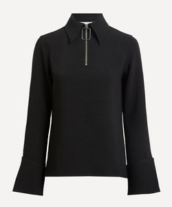 JW Anderson Spread Collar Crepe Shirt