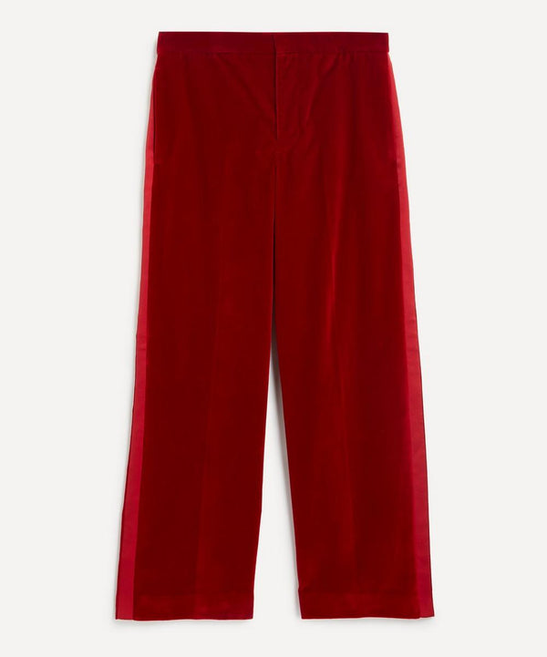 JW Anderson Velvet Tuxedo Trousers