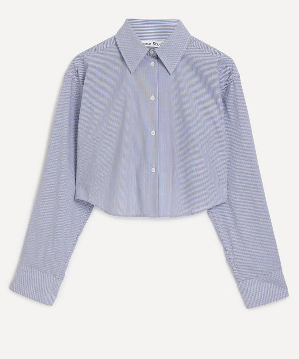 Acne Studios Jacquard Stripe Cropped Shirt