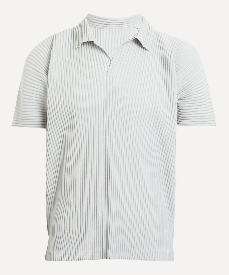 HOMME PLISSe ISSEY MIYAKE BASICS Pleated Polo Shirt