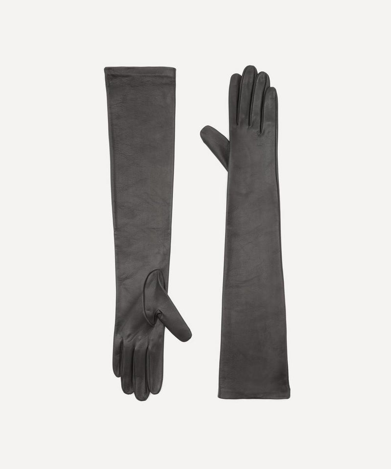 Dries Van Noten Long Leather Gloves