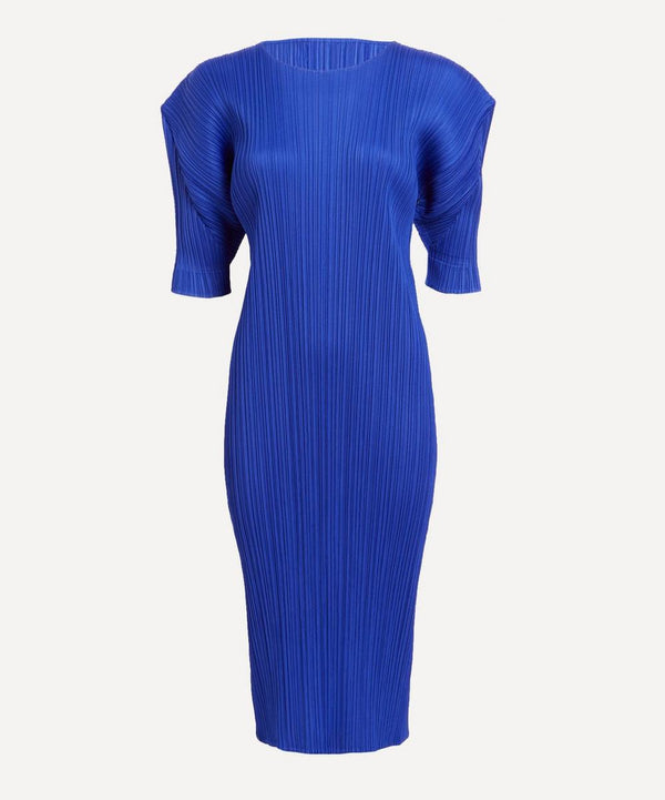 Pleats Please Issey Miyake MONTHLY COLORS JULY Pleated Midi Dress