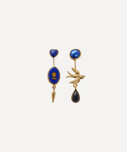 Grainne Morton 18ct Gold-Plated Double Detachable Victorian Drop Earrings