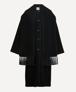 Toteme Embroidered Scarf Coat