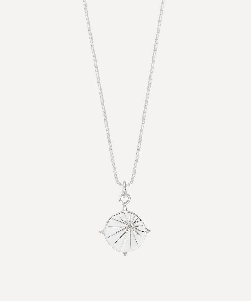 Rachel Jackson Sterling Silver North Star Pendant Necklace