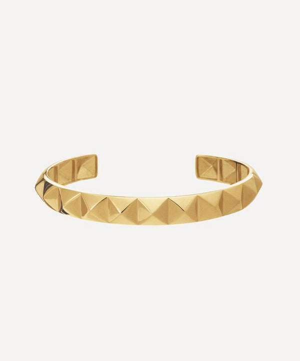 Rachel Jackson 22ct Gold-Plated Arrow Spike Cuff Bracelet