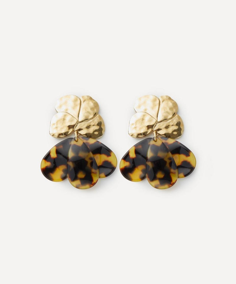 Sezane Gold-Plated Georgia Drop Earrings