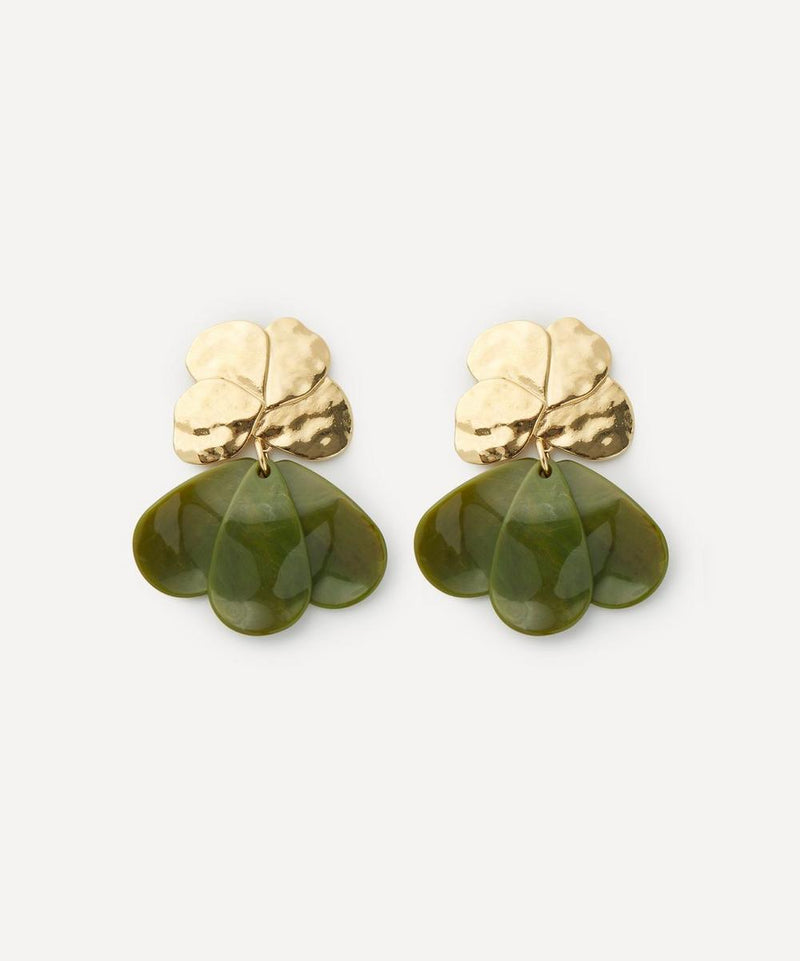 Sezane Gold-Plated Georgia Drop Earrings