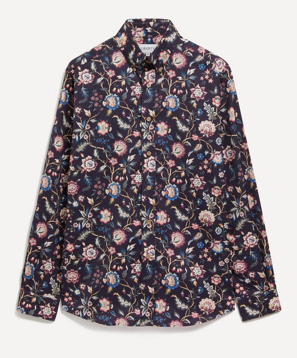 Liberty Alex Stowe Cotton Twill Shirt in Eva Belle