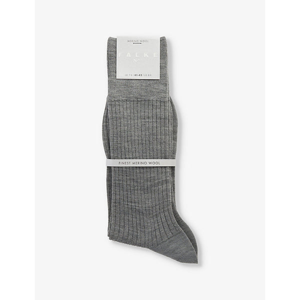 Falke No7 Ribbed virgin wool socks | FALKE