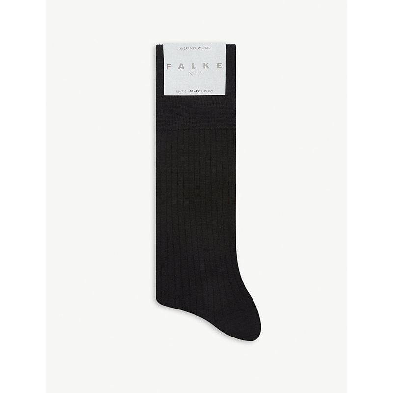 Falke No7 Ribbed virgin wool socks | FALKE