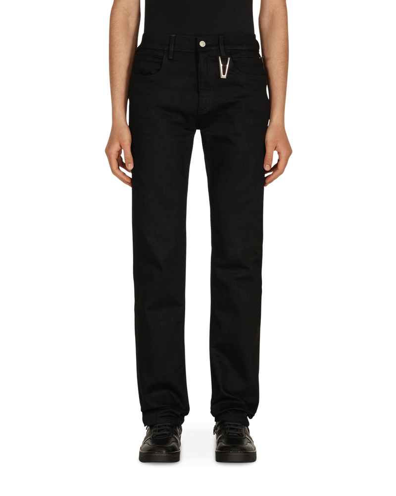 1017 ALYX 9SM True Black 6 Pocket Jeans with Ring Black