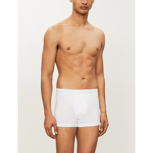 Hanro Basic slim-fit cotton-blend trunks