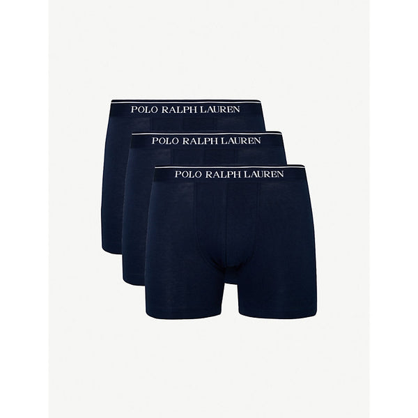 Polo Ralph Lauren Pack of three slim-fit stretch-cotton boxer briefs