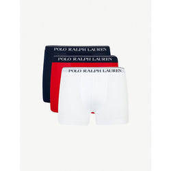  Polo Ralph Lauren Pack of three slim-fit stretch cotton trunks