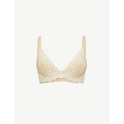  Wacoal Embrace Lace stretch-lace plunge underwired bra