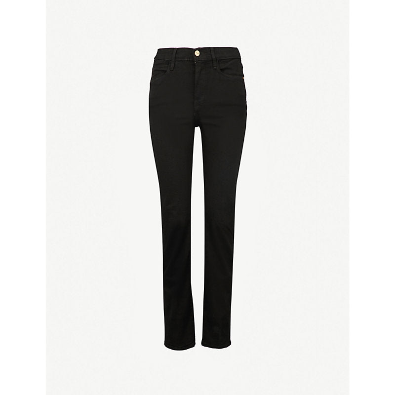  Frame Le High Straight high-rise straight-leg jeans