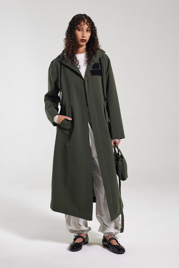 Stutterheim Chatham Matte Raincoat Green