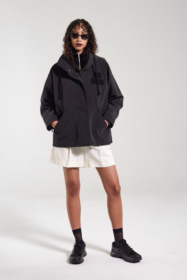 Stutterheim Faversham Matte Raincoat Black