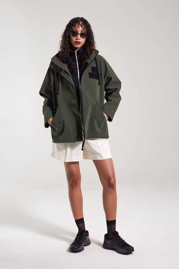 Stutterheim Faversham Matte Raincoat Green